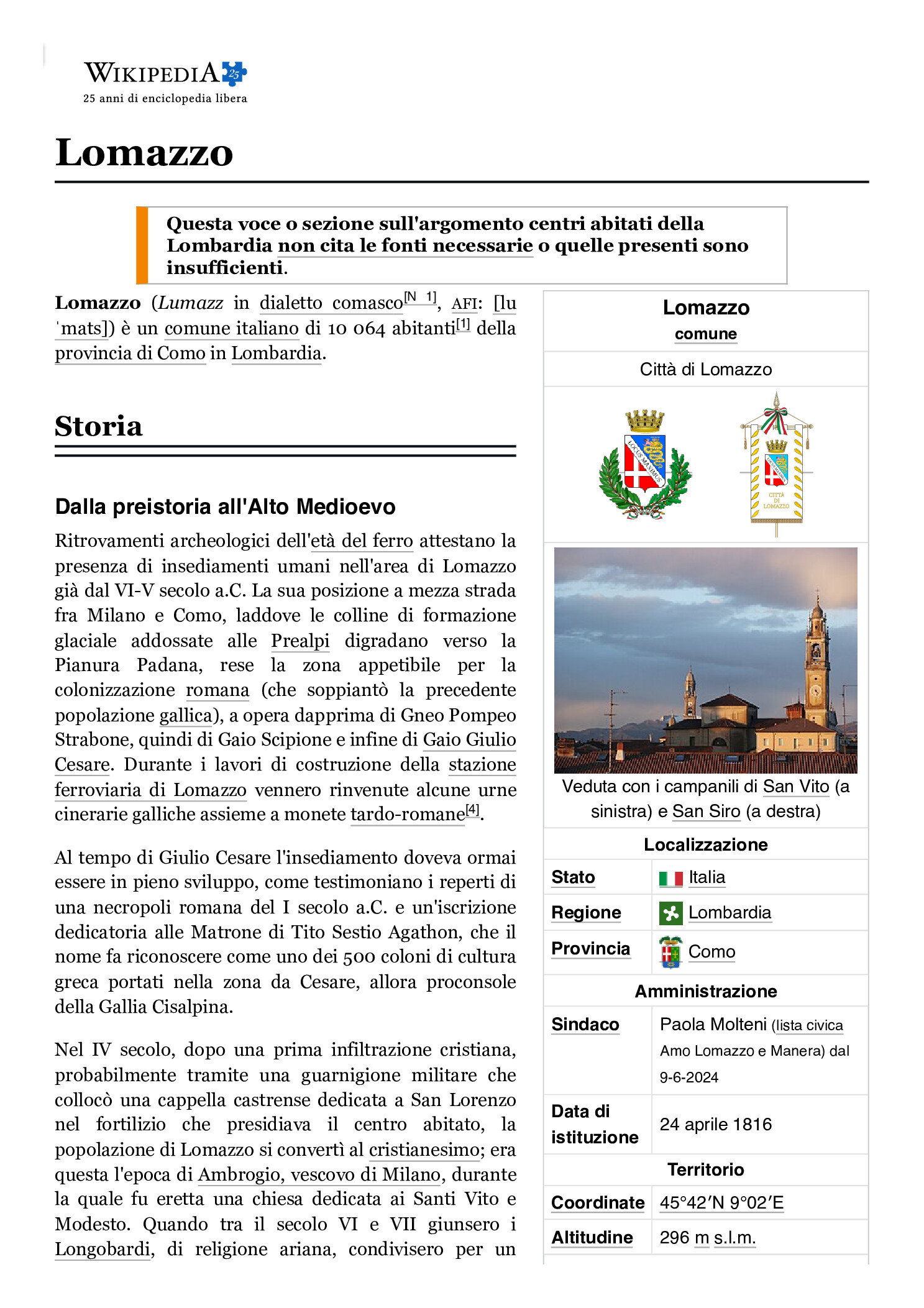 Anteprima: Verga 1958 Lomazzo