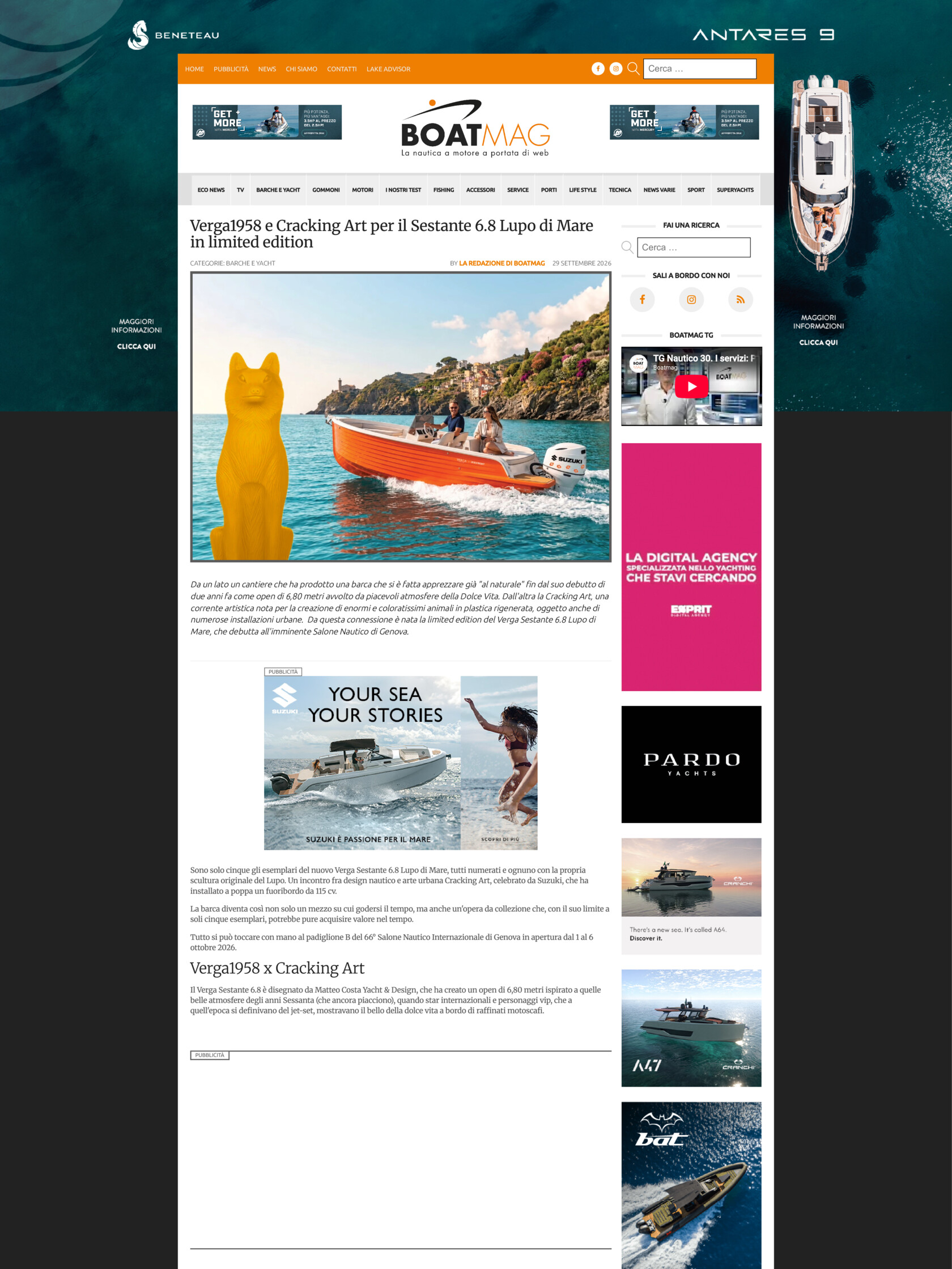 Sestante 6 8 Lupo di Mare Verga 1958 x BoatMag