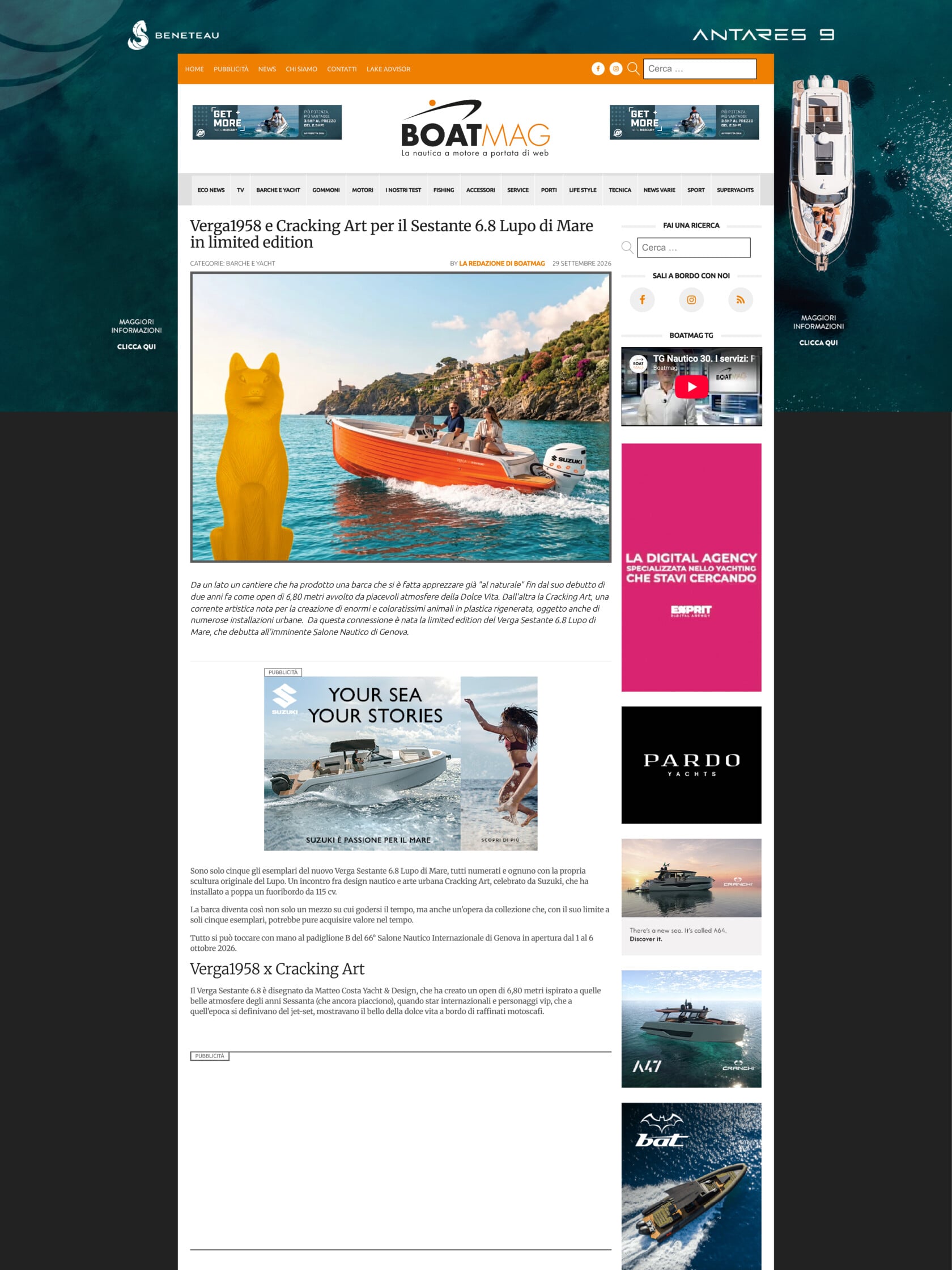 Sestante 6 8 Lupo di Mare Verga 1958 x BoatMag